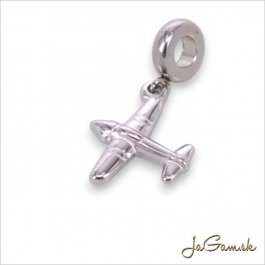 Korálka s príveskom 28x15mm CHIRURGICKÁ OCEĽ, 1ks (ch1754)